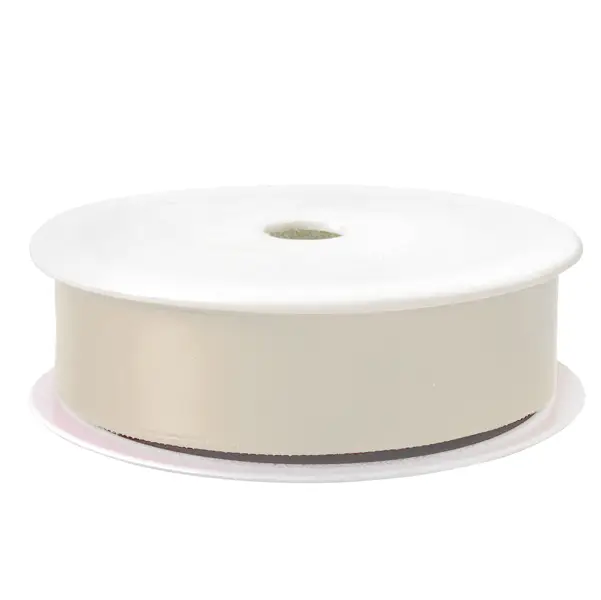 1x Nastro doppio raso 25mmx25mt colore avorio 50 Brizzolari
