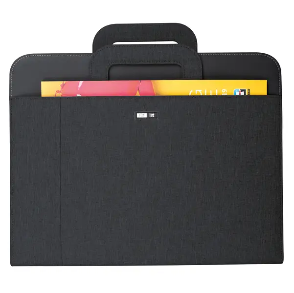 1x Portablocco con anelli 28,5x36cm nero bicolore City Time