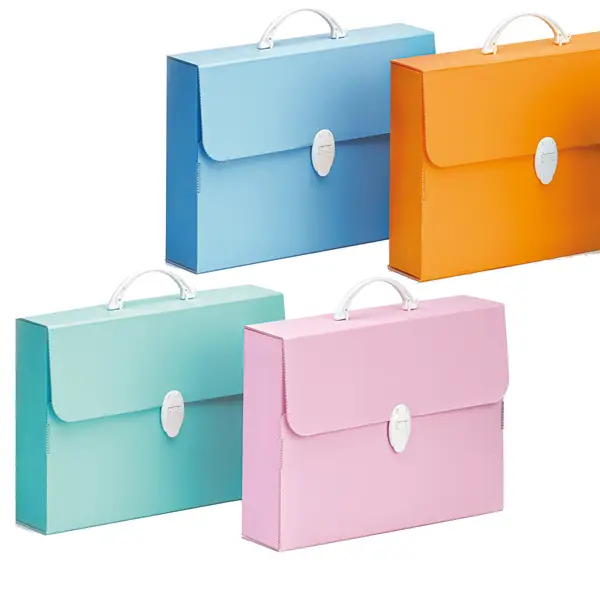 1x Valigetta polionda Every Line Pastel 27x37,5cm dorso 8cm Favorit