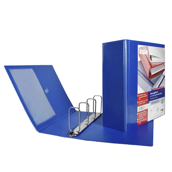 1x Raccoglitore STELVIO TI 100 A4 4Q 22x30cm blu personalizzabile SEI ROTA