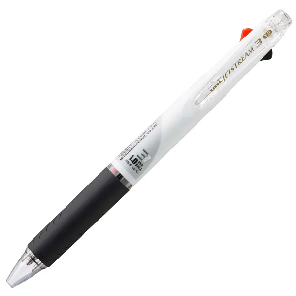 1x Roller Jetstream SXE3 1.0mm 3 colori (ro/ne/blu) fusto bianco Uni Mitsubishi