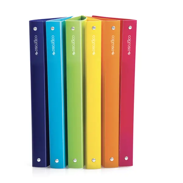 24x Raccoglitore Colorosa 4R D15mm col.ass 245x307mm