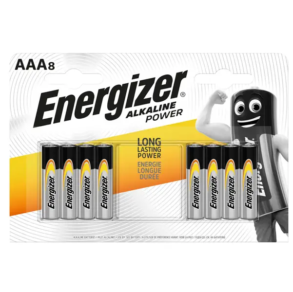 1x Blister 8 pile ministilo AAA - Energizer Alkaline Power