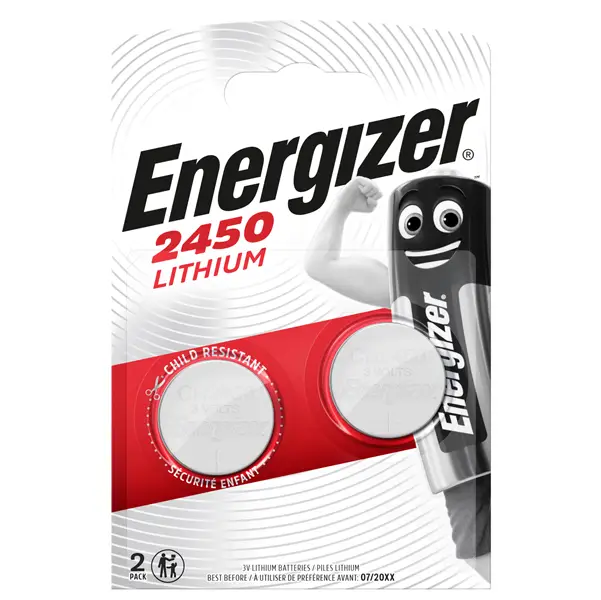 1x Blister 2 pile CR2450 Lithium - Energizer Specialistiche