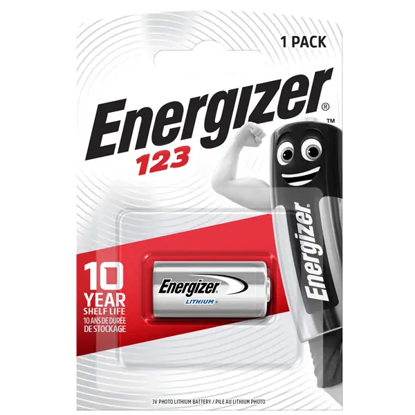 1x Blister 1 pila 123 Photo Lithium - Energizer Specialistiche