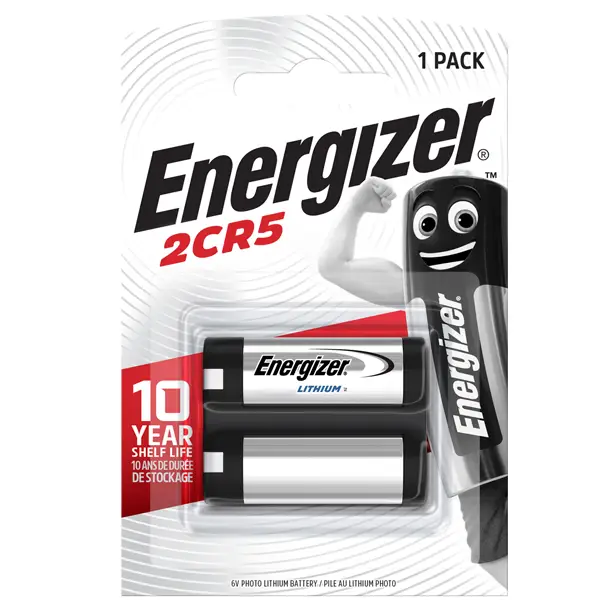 1x Blister 1 pila 2CR5 Photo Lithium - Energizer Specialistiche