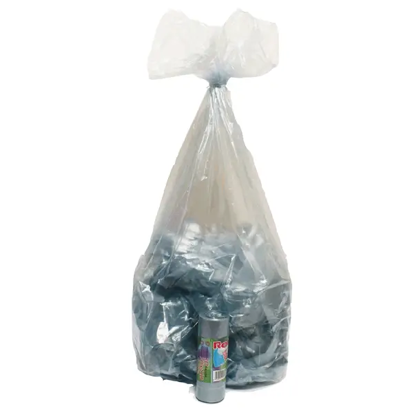 1x 10 Sacchi Azzurro trasp. 70x110cm 110Lt 22mic Rolsac
