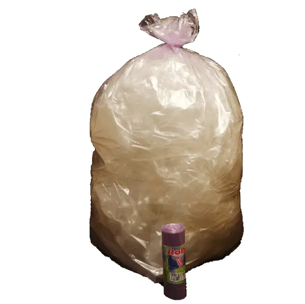 1x 10 Sacchi Viola trasp. 70x110cm 110Lt 22mic Rolsac