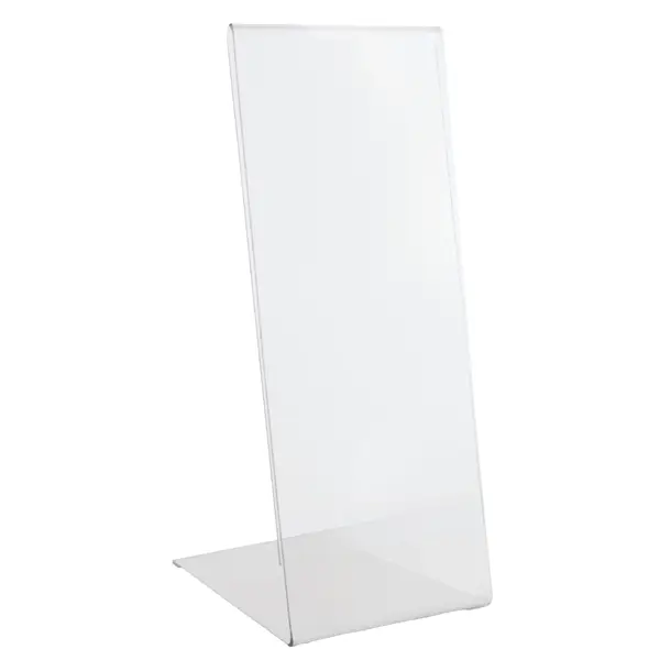 6x Display con base a L 1/3 A4 -10x21cm Lebez