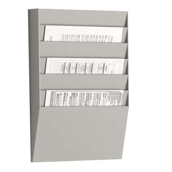 1x Portadepliant a 6 tasche A4 orizzontali Wall Organizers Paperflow