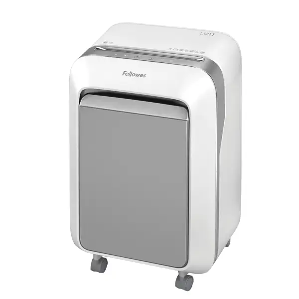 1x Distruggidocumenti a microframmenti LX-211 bianco Fellowes