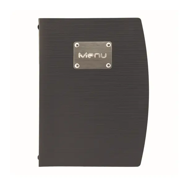 1x PortamenU' A5-18x23,5cm Nero RIO con 1 INSERTO DOPPIO