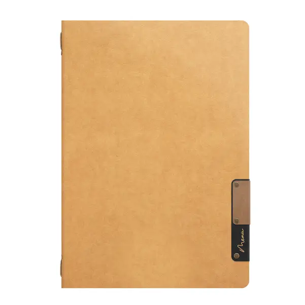 1x Porta MenU' A5-24,9x17,5cm Beige Nature con 1 INSERTO DOPPIO