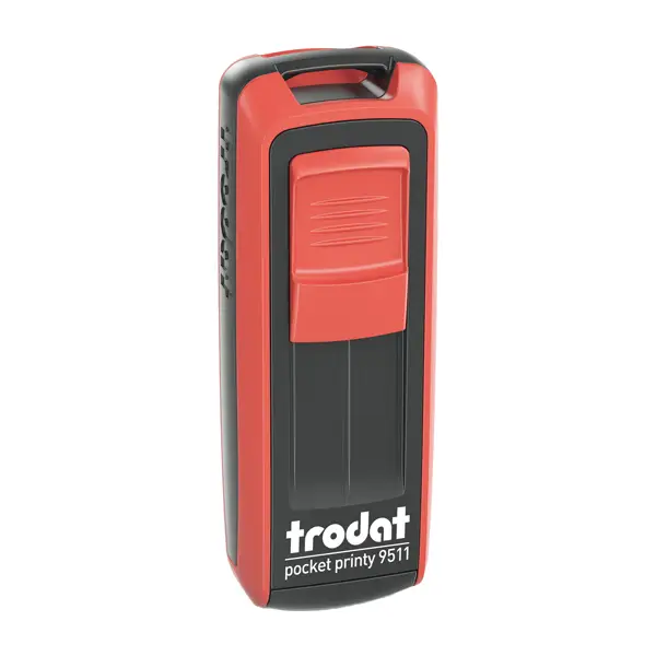 1x Timbro tascabile Pocket Printy 9512 47X18mm personaliz. 4righe autoinch. TRODAT
