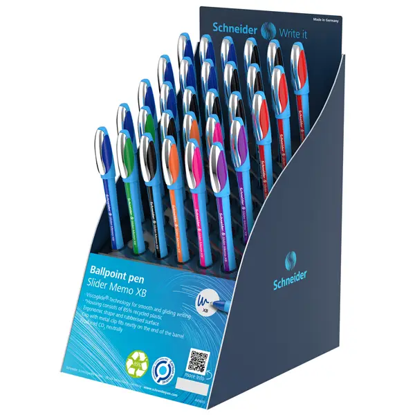 1x Expo 30 sfera Slider Memo XB colori assortiti - Schneider