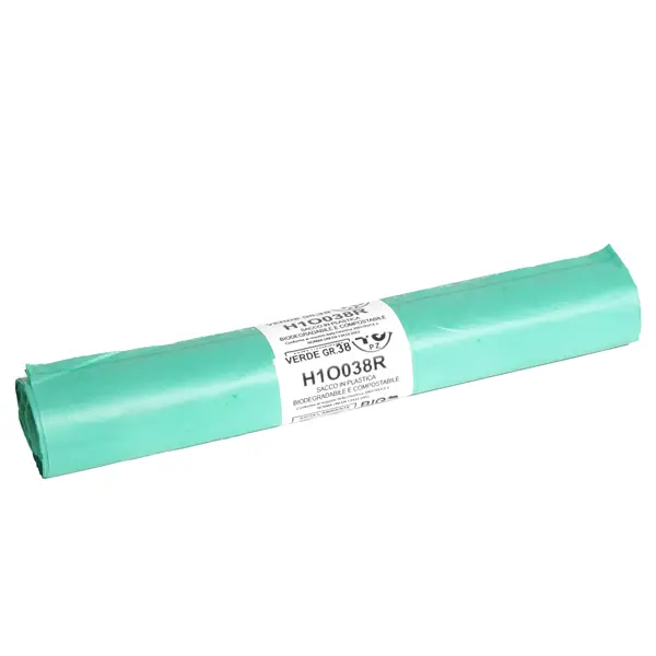 1x 10 Sacchi BIO verdi 70x110cm 110Lt 18mic