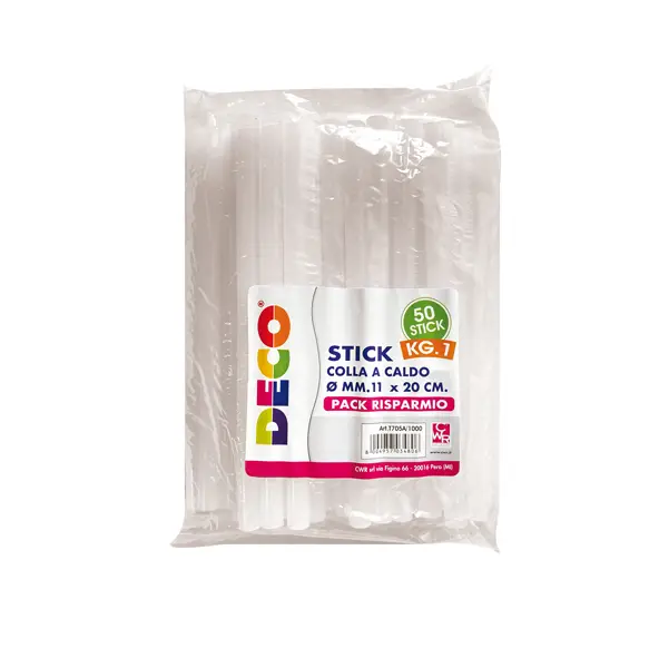 1x 1 kg colla stick 20cm x diam. 11mm DECO