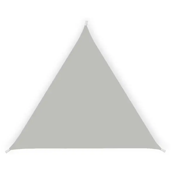 1x Tenda a vela ombreggiante triangolare 5m cenere