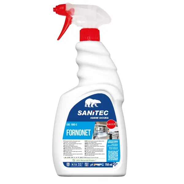 1x Detergente alcalino Fornonet 750ml Sanitec