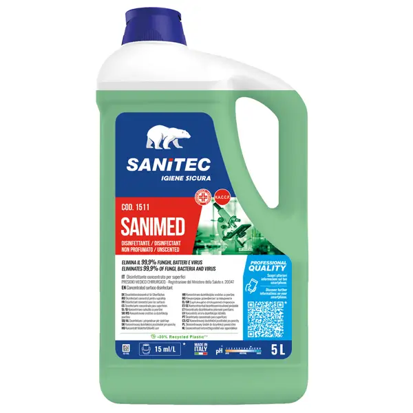 1x Disinfettante concentrato Sanimed 5Lt Sanitec