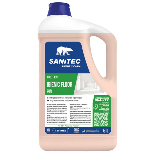 1x Detergente per pavimenti Pescagelsomino Igienic Floor 5 Kg Sanitec
