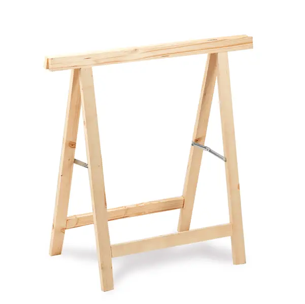 1x Cavalletto in legno 74x38x75cm