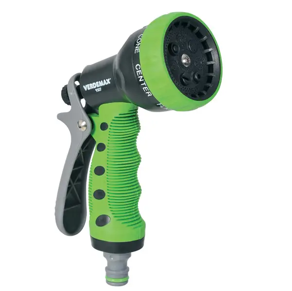 1x Pistola a doccia per irrigazione in plastica 7 getti