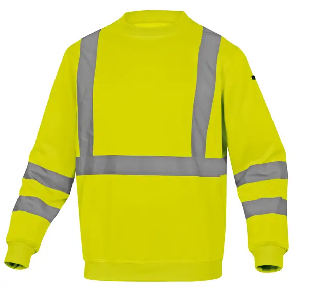 1x Felpa sportiva Astral alta visibilitA'Tg. L giallo fluo