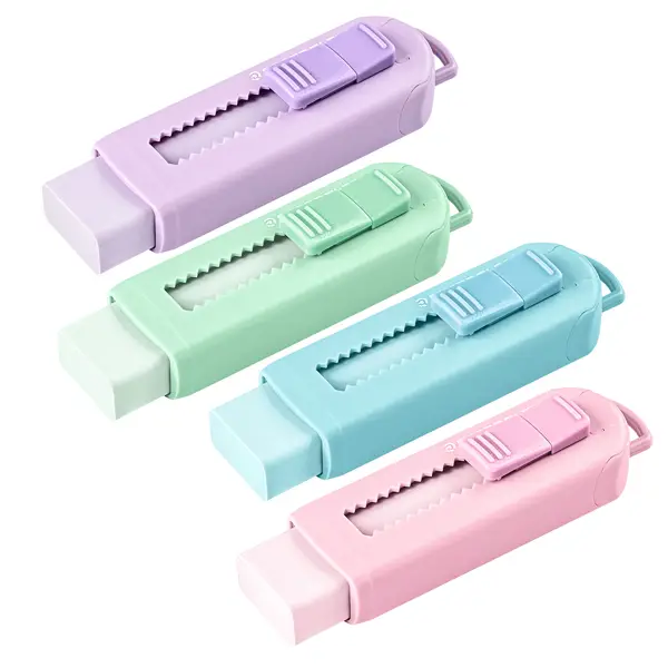 12x Gomma a scorrimento StaedtlerR eraser involucro colori pastello assortiti
