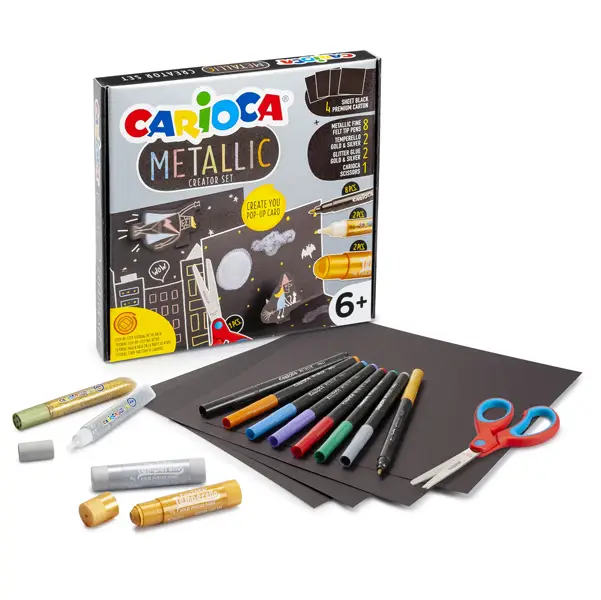 1x Scatola Gioco Metallic Pop-Up Carioca