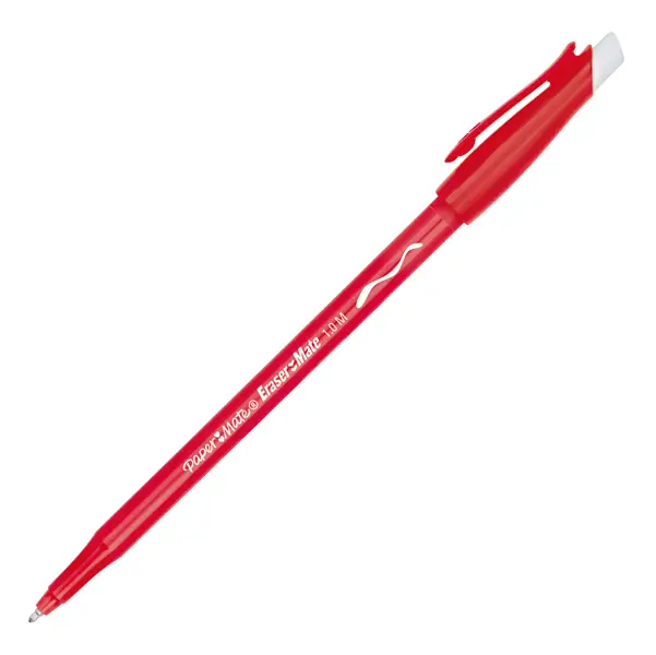 12x Penna sfera inch. cancellabile Replay 40  anniversario 1,0mm rosso Papermate