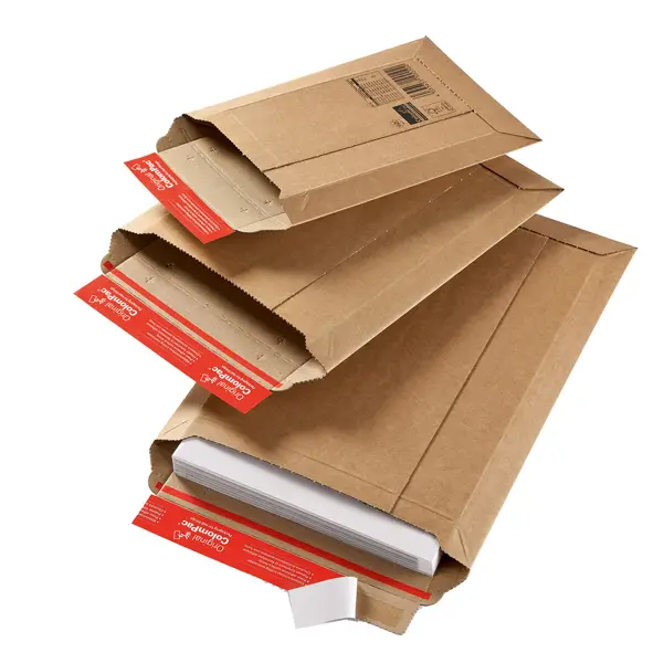 20x Busta a sacco in cartone A4 215x300x50mm con chiusura autoadesiva