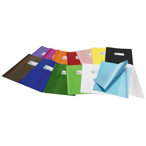 30x Coprimaxi PVC lucido coprente GreenLine 21x30cm c/alette rosa RiPlast