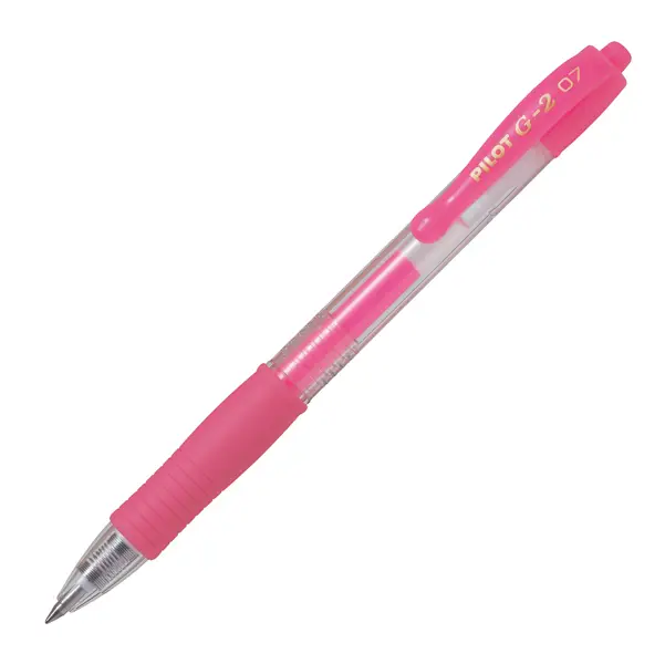 1x Roller gel scatto G-2 0,7mm neon pink Pilot