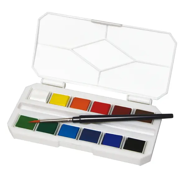 1x  Set acquerelli On the GO 12 colori+pennello DOM