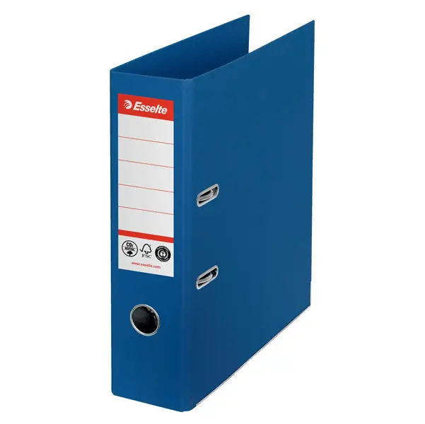 1x Registratore a leva Dorso 75mm blu CO2 neutral Esselte