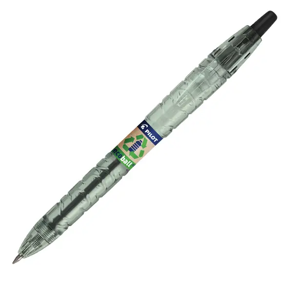 10x Penna a sfera scatto B2P Ecoball punta 1.0mm nero Pilot