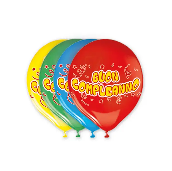 1x Busta 20 palloncini in lattice D30cm Buon Compleanno Big Party