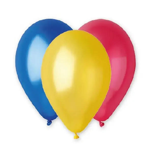1x Busta 16 palloncini D26cm metal assortiti Big Party