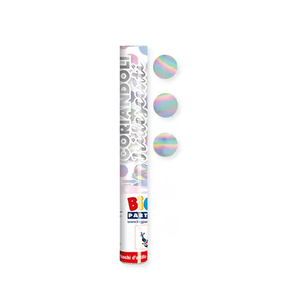 12x Sparacoriandoli Cannon colori assortiti metal iridescente 8mt Big Party