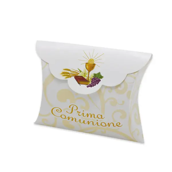 1x 25 scatoline portaconfetti 10x8x3cm Comunione Big Party