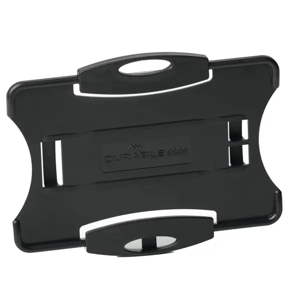 1x 10 portabadge Eco per 1 tessera 57x87mm nero Durable