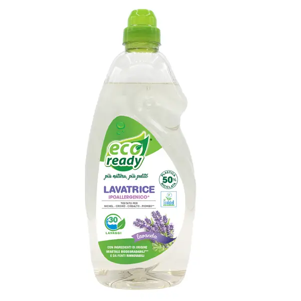 1x Detersivo Lavatrice lavanda ipoallergenico 1,5lt Linea Eco Ready