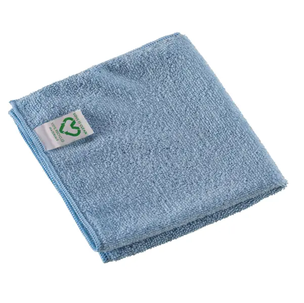 1x Conf. 5 Panni r-MicroTuff Swift blu 35x38cm microfibra tessuta riciclato Vileda