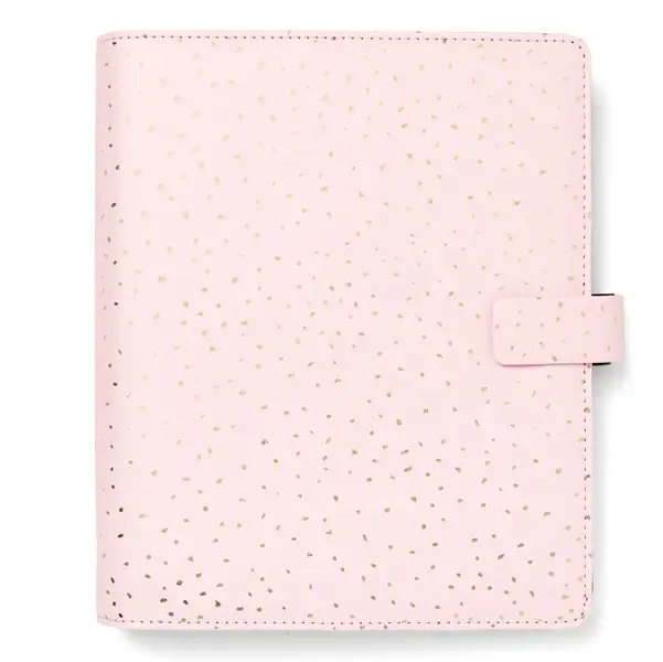 1x Organiser f.to A5 233x217x46mm c/cinturino Confetti rosa Filofax