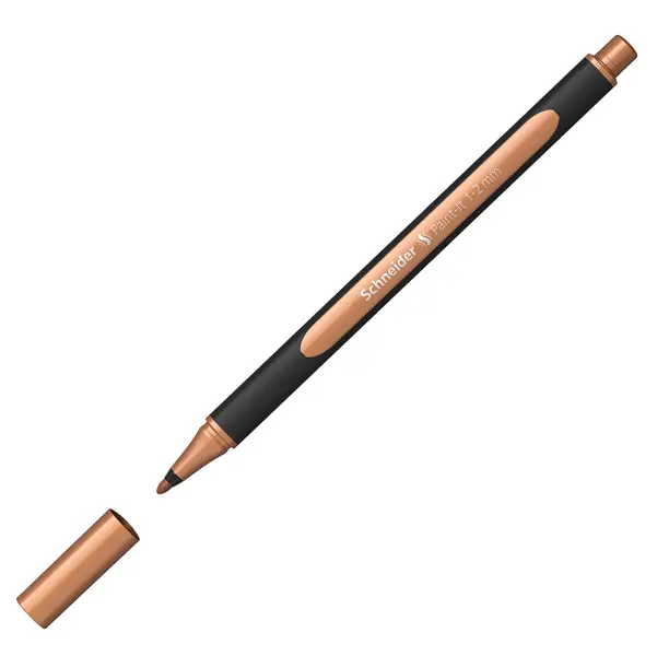 10x Pennarello Metallic Liner 020 punta 1-2mm arancione Schneider