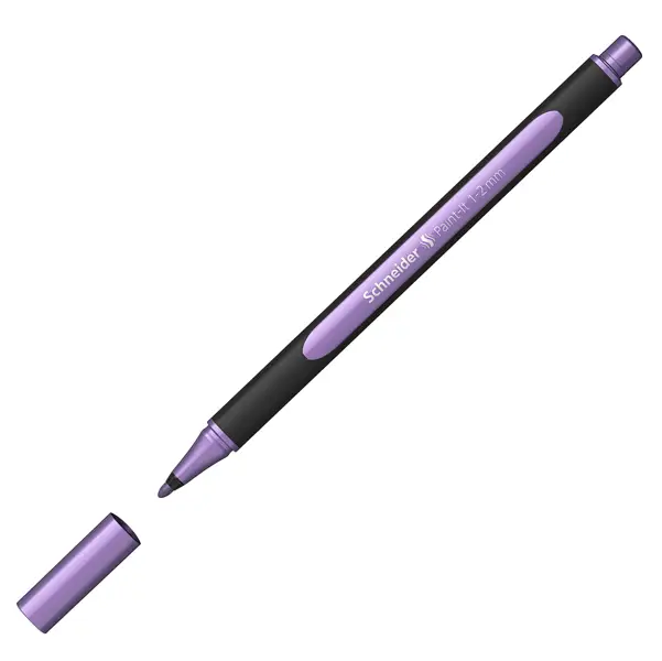 10x Pennarello Metallic Liner 020 punta 1-2mm viola Schneider