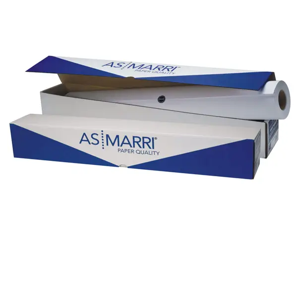 1x Carta plotter inkjet bianco opaco 610mmx50mt 90gr J.90S 7716 ASMarri