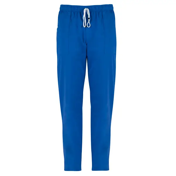 1x Pantaloni Pitagora in cotone Tg. L bluette