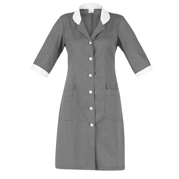 1x Camice per pulizie Ortensia Tg. M grigio chiaro